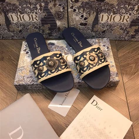 dior camo slides|christian dior slides for women.